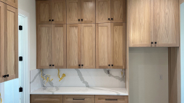 cabinets in laundry room